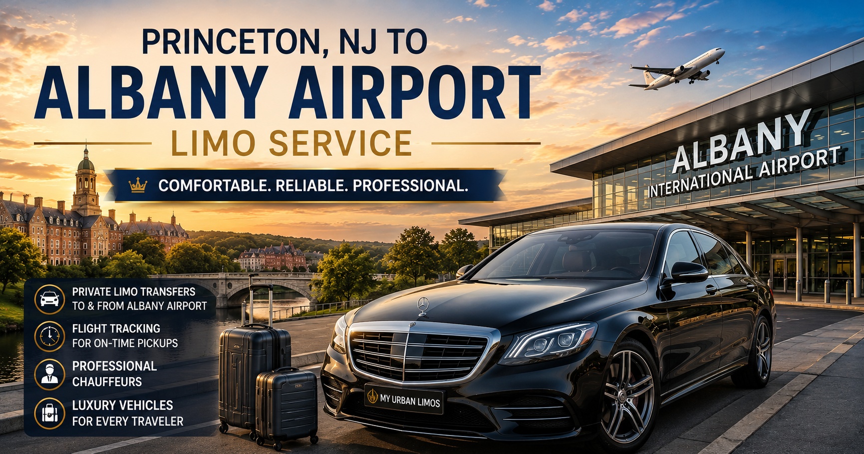 Princeton to Albany Airport Limo Service